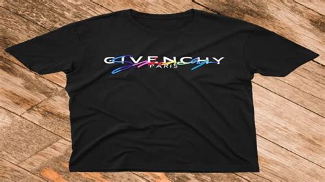 givenchy t shirt black logo|givenchy t shirt size chart.